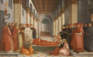 Trasporto del corpo di Santo Stefano, olio su tela